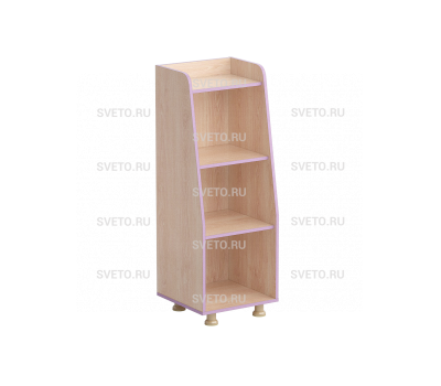 Шкаф-стеллаж для игрушек и пособий узкий